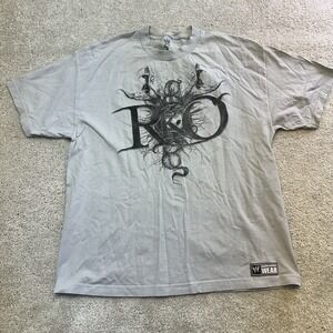 WWE Authentic Wear Shirt Men's Sz XL Graphic Randy Orton RKO Distressed